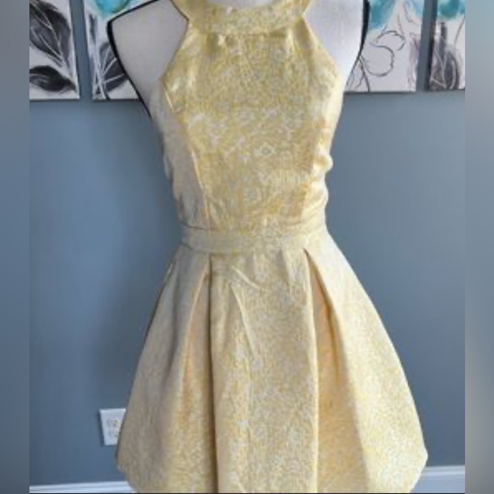 Disney Beauty and the Beast Princess Raffle Golden Embroidered Dress - Picture 3 of 7